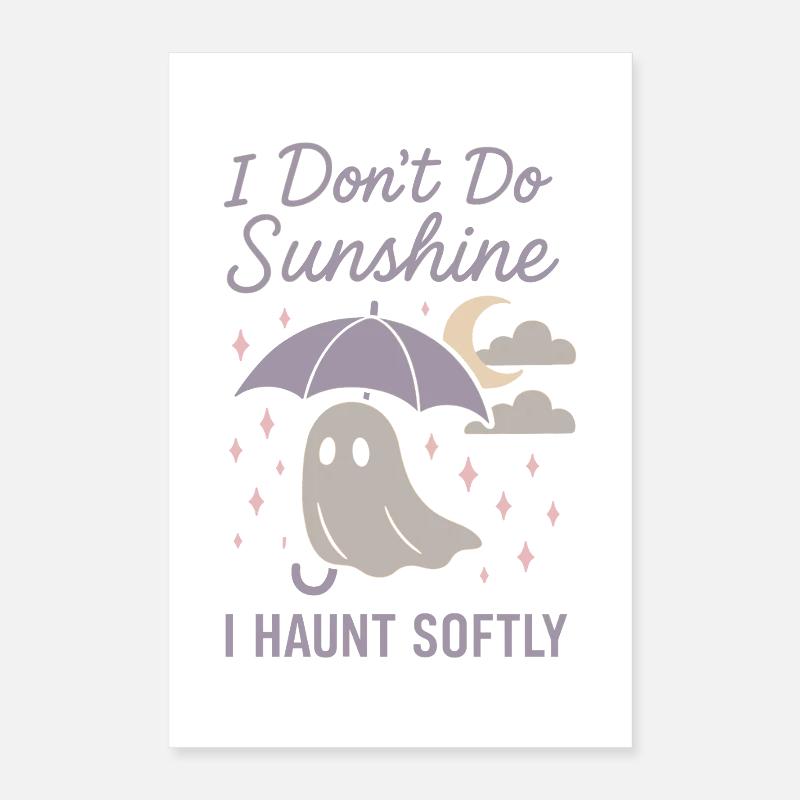 Effrayant Doux Pastel Goth Kawaii Halloween Mignon Poster 40 x 60 cm