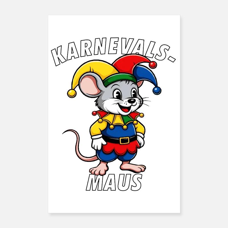 CARNIVAL MOUSE Poster 16" x 24" (40x60 cm)