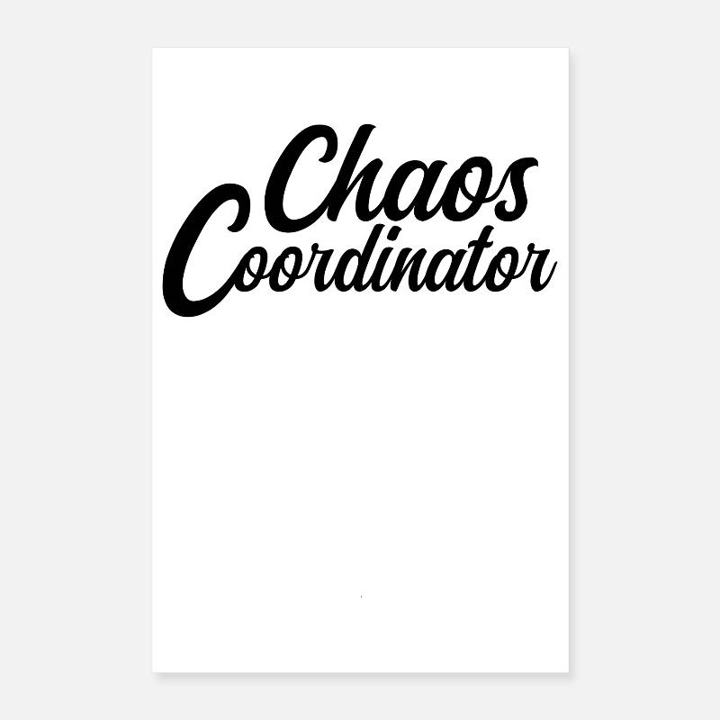 The Chaos Coordinator - Everything under control Poster 16" x 24" (40x60 cm)