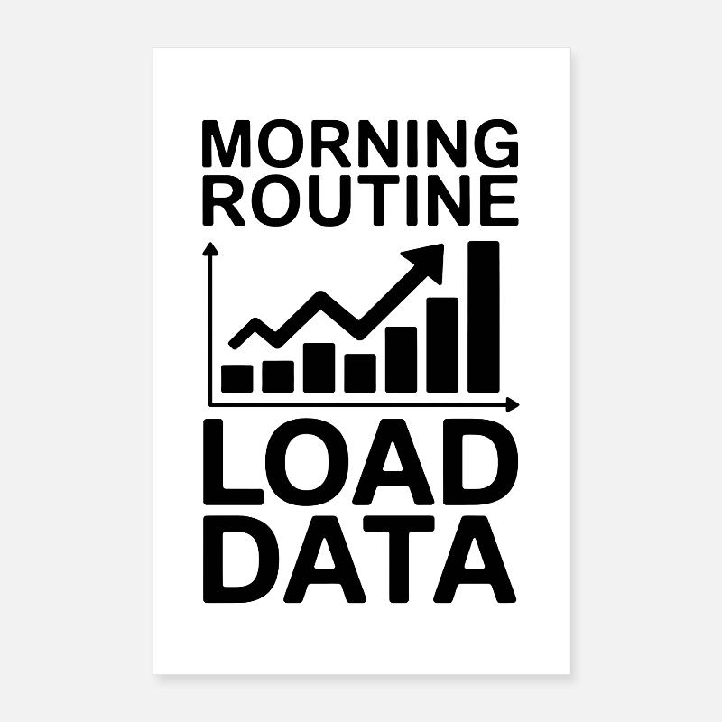 Data Analyst Saying Funny Data Analyst Gift Poster 16" x 24" (40x60 cm)