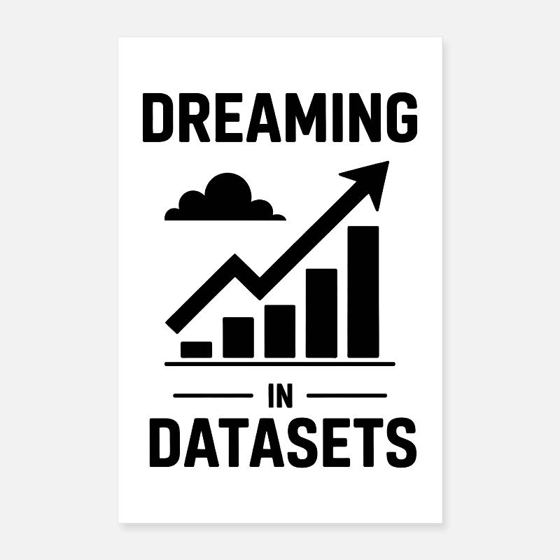 Data Analyst Dit Drôle de Don d’analyste de données Poster 40 x 60 cm