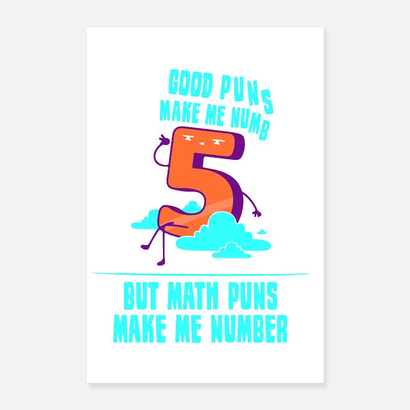 Math Teacher Geometry School Mathematics Poster 16" x 24" (40x60 cm)