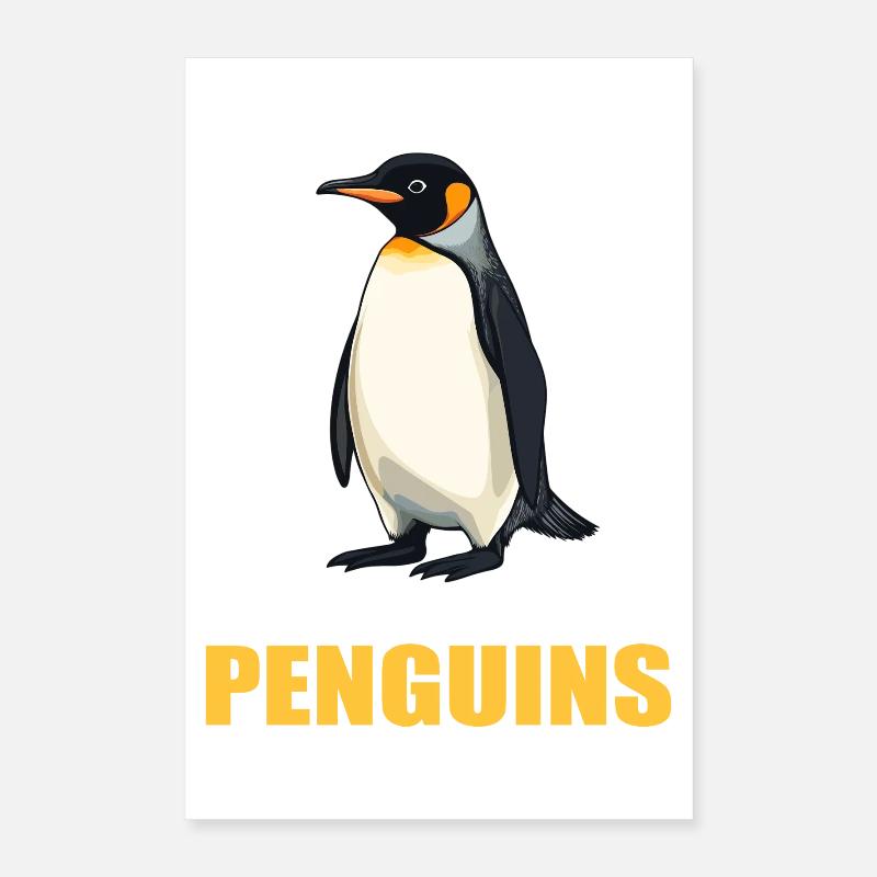 Pinguine Pinguin Poster 40x60 cm