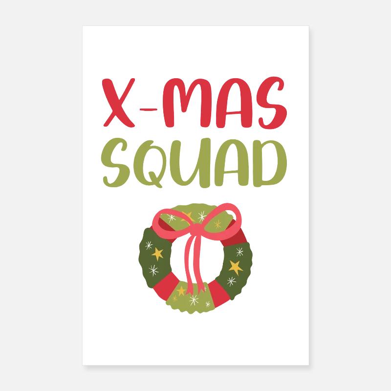 X-Mas Squad Poster 16" x 24" (40x60 cm)