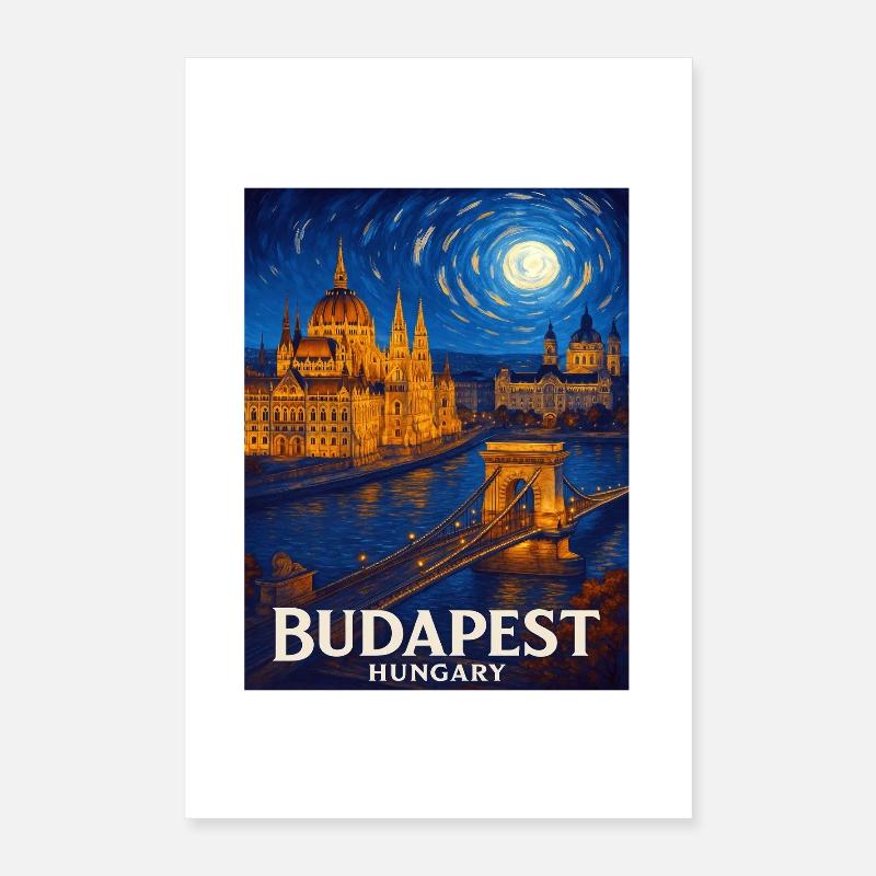 Budapest, Hongrie Poster 40 x 60 cm
