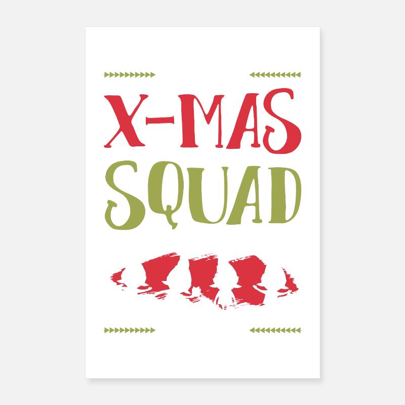 Escouade de Noël Poster 40 x 60 cm