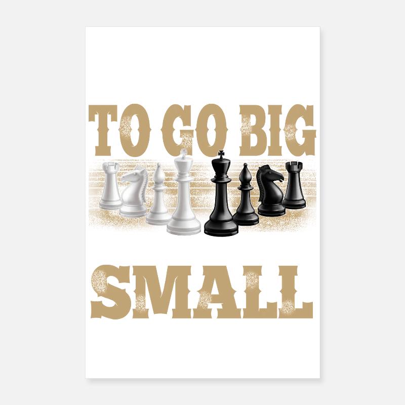 Schach Poster 40x60 cm