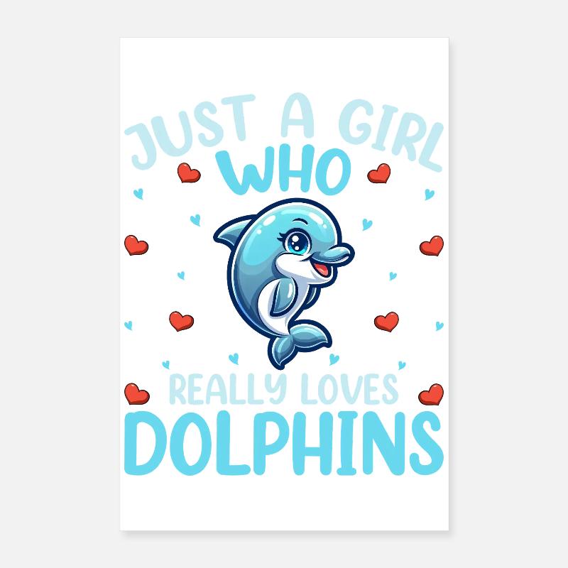 Delfin Poster 40x60 cm