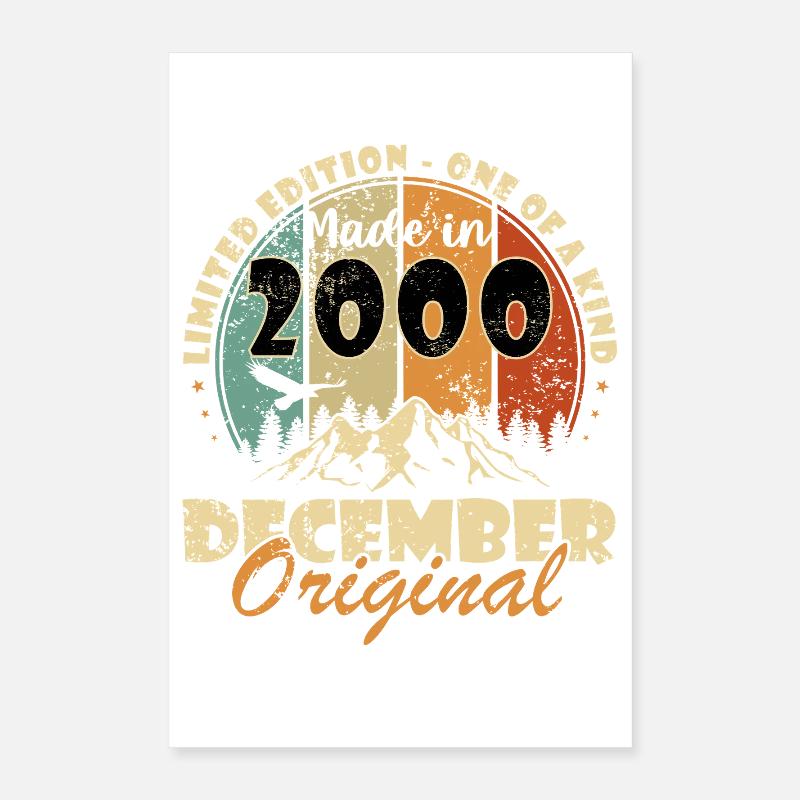 Décembre 2000 Jubilé 2000 Décembre Poster 40 x 60 cm