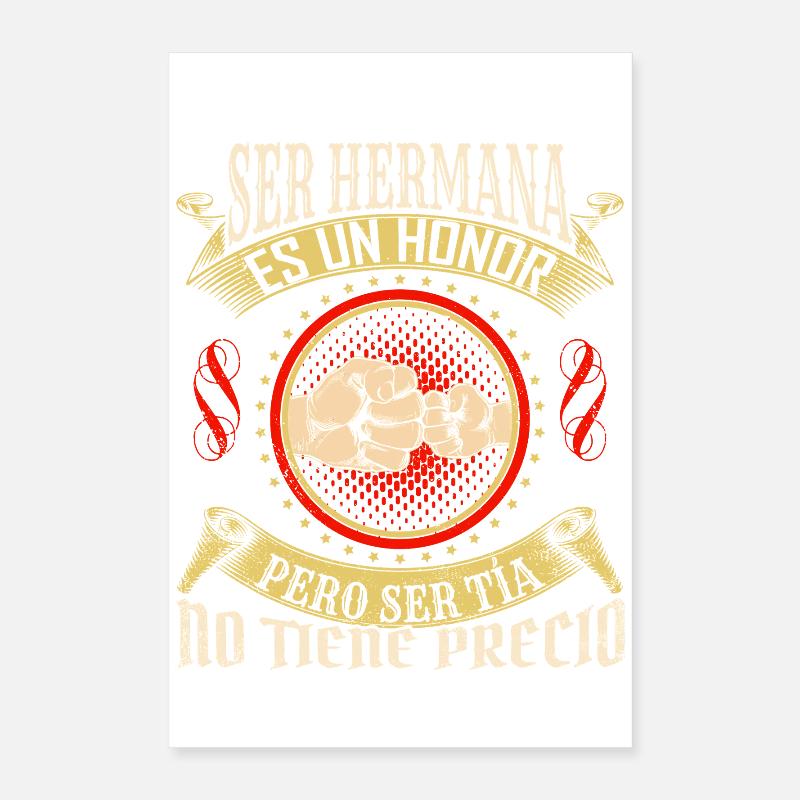 Ser tía es un honoror Poster 40x60 cm
