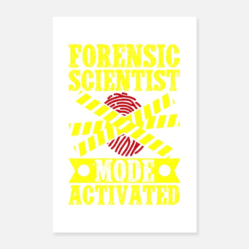 Forensic Science Major Mode Activated Forensics Poster 40x60 cm