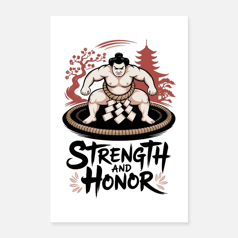 Sumo-Ring-Wächter Poster 40x60 cm