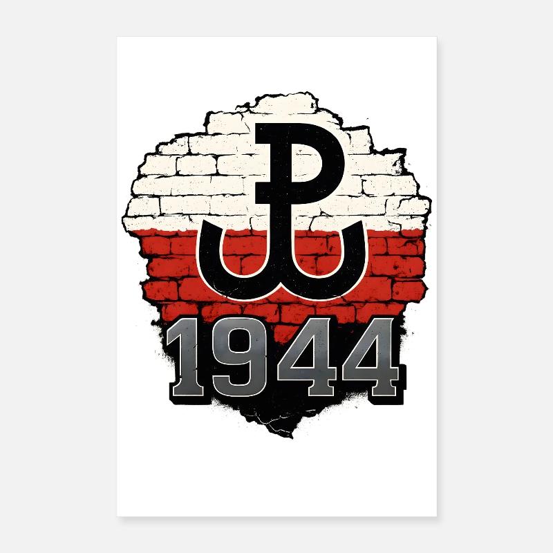 Polska Walcząca 1944 Wall Design Poster 16" x 24" (40x60 cm)