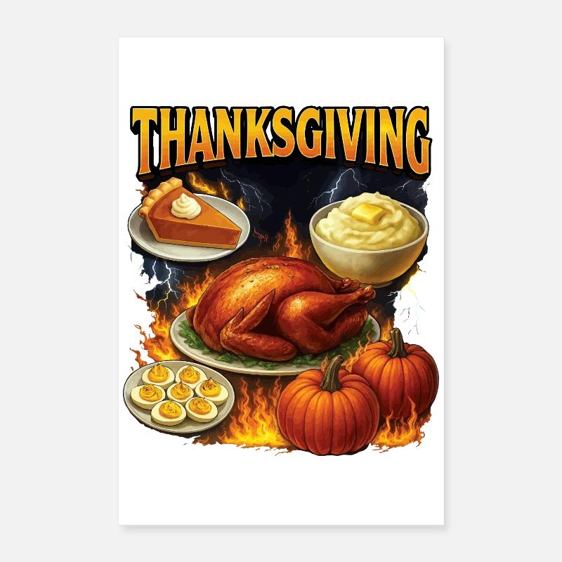 Action de grâce Poster 40 x 60 cm