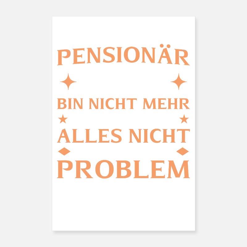 Retraité 2026 - N’est plus responsable Poster 40 x 60 cm