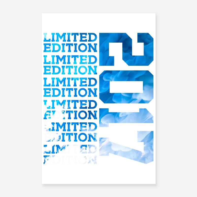 LIMITED EDITION 2017 9 YEARS 9TH BIRTHDAY Poster 16" x 24" (40x60 cm)