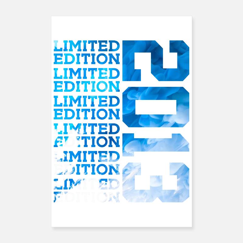 ÉDITION LIMITÉE 2013 13 ANS 13E ANNIVERSAIRE Poster 40 x 60 cm