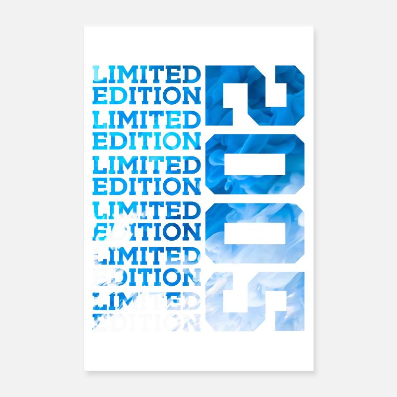 ÉDITION LIMITÉE 2005 21 ANS 21E ANNIVERSAIRE Poster 40 x 60 cm