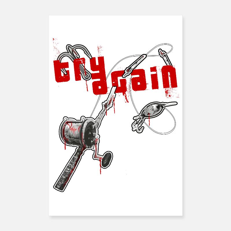 Angling Poster 16" x 24" (40x60 cm)