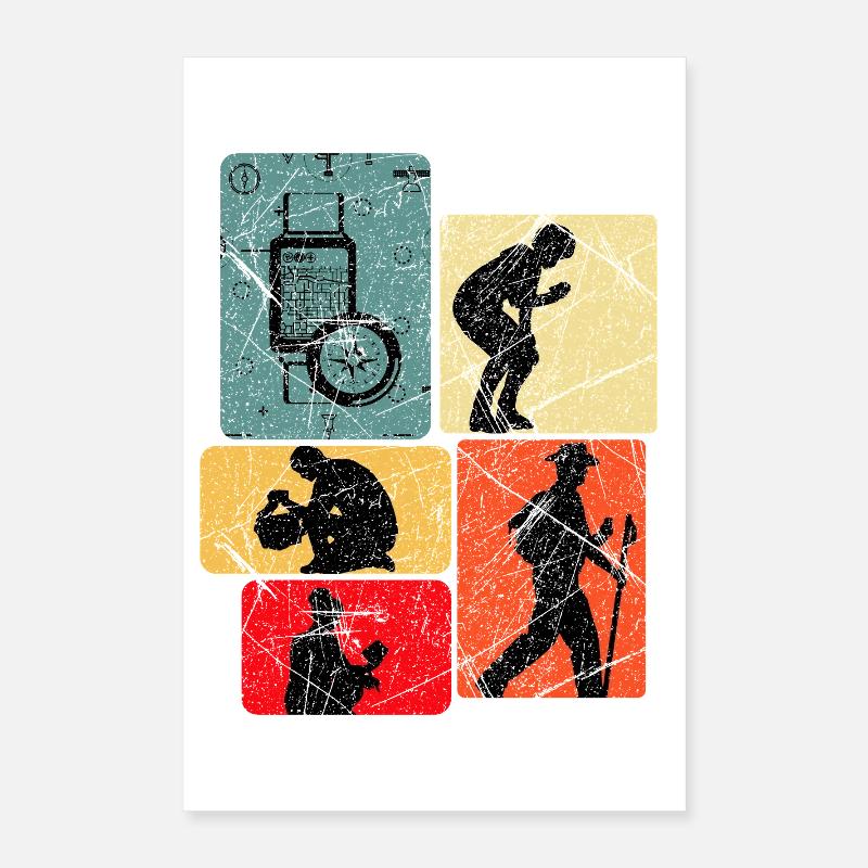 Explorer Design: Expeditions & Compass Poster 16" x 24" (40x60 cm)