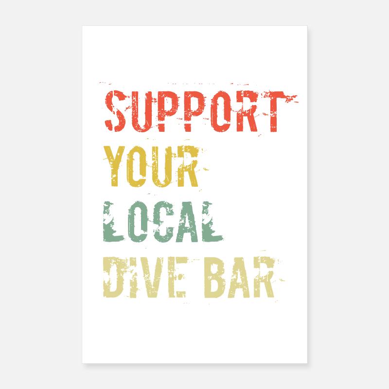 Mon pub, mes règles Poster 40 x 60 cm