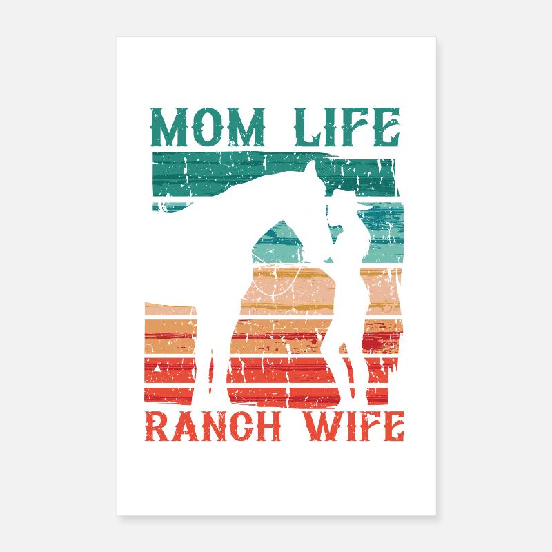 Ehefrau eines Bauern Mutter Poster 40x60 cm