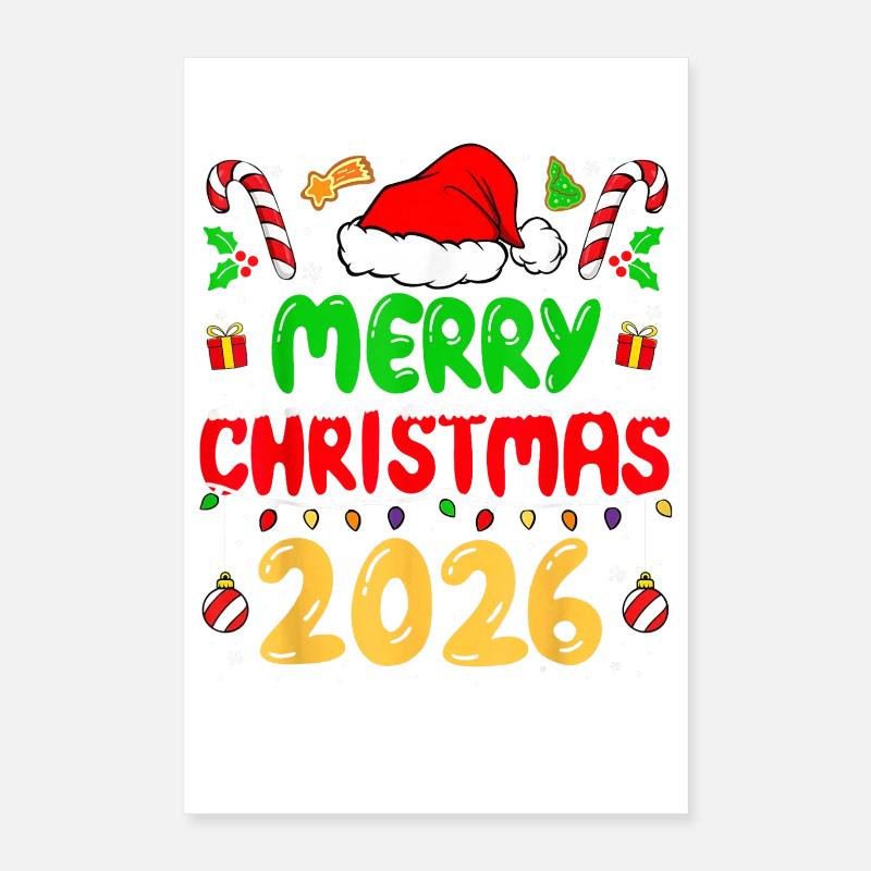Joyeux Noël 2026 Poster 40 x 60 cm