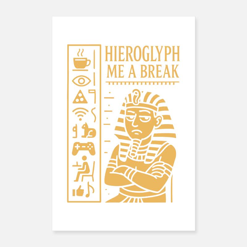 Pharaoh Archaeology in Ancient Egypt Poster 16" x 24" (40x60 cm)