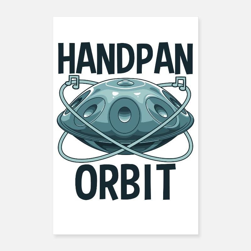 Handpan Orbit Poster 40x60 cm