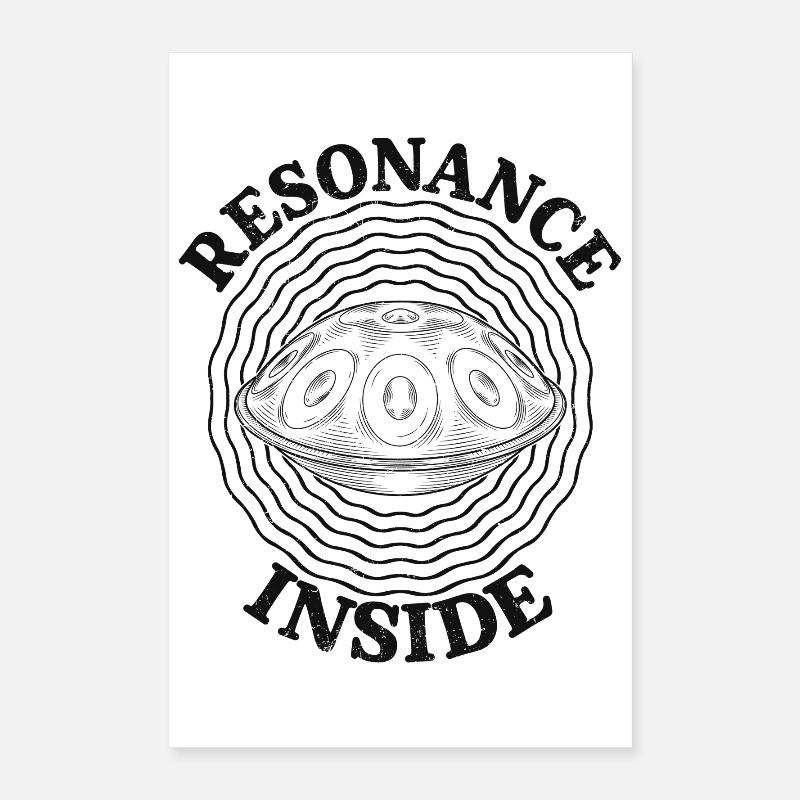 Resonance Inside Handpan Poster 40x60 cm