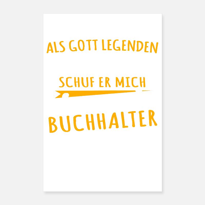 Comptable Poster 40 x 60 cm