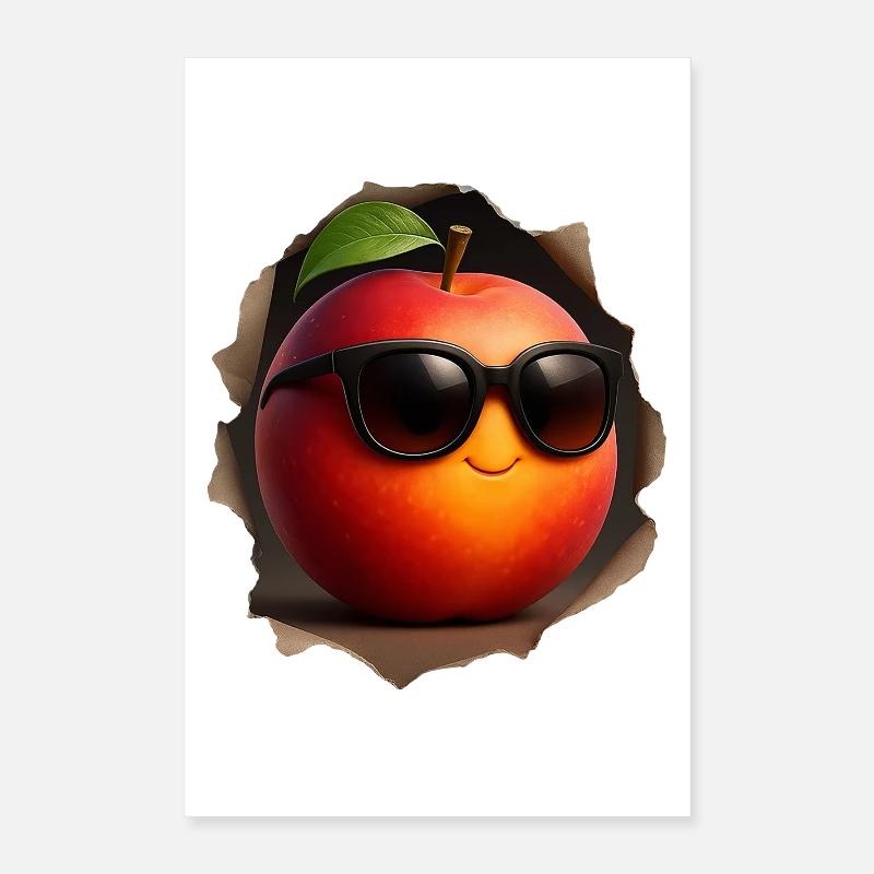 Pêche Fruit Nectarine Poster 40 x 60 cm