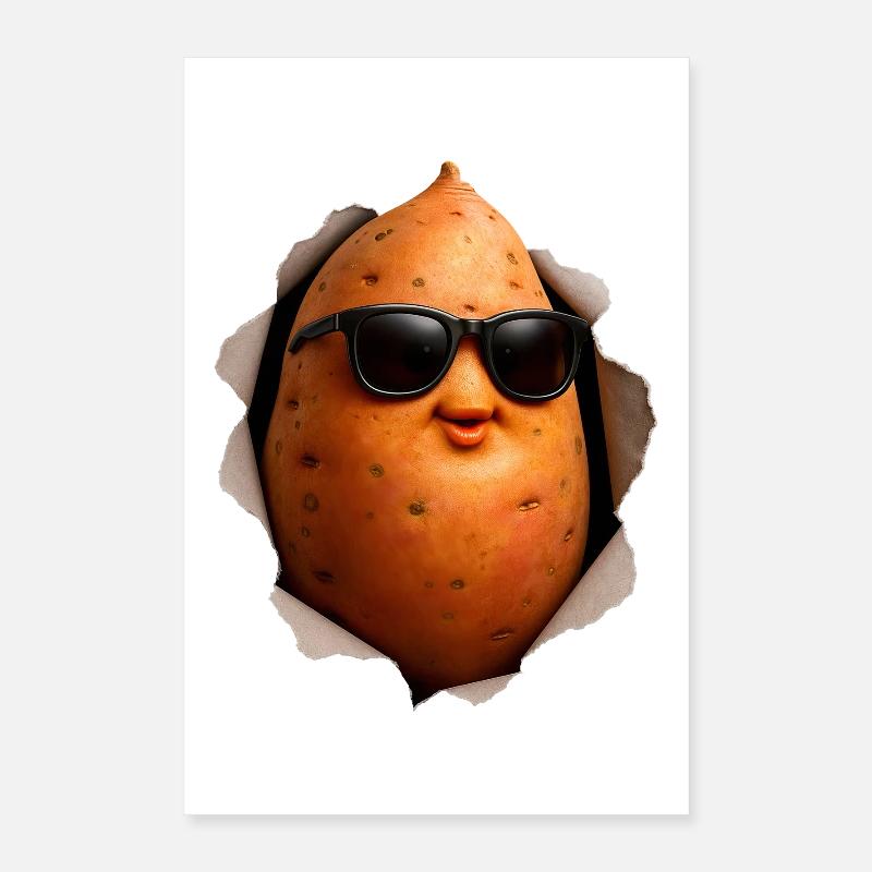 Patate douce Poster 40 x 60 cm