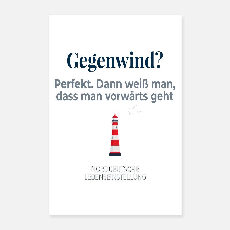 Vent? Parfait – Passons à l’autre ! Poster 40 x 60 cm