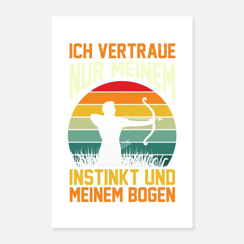 Archery Archery Archery Poster 16" x 24" (40x60 cm)