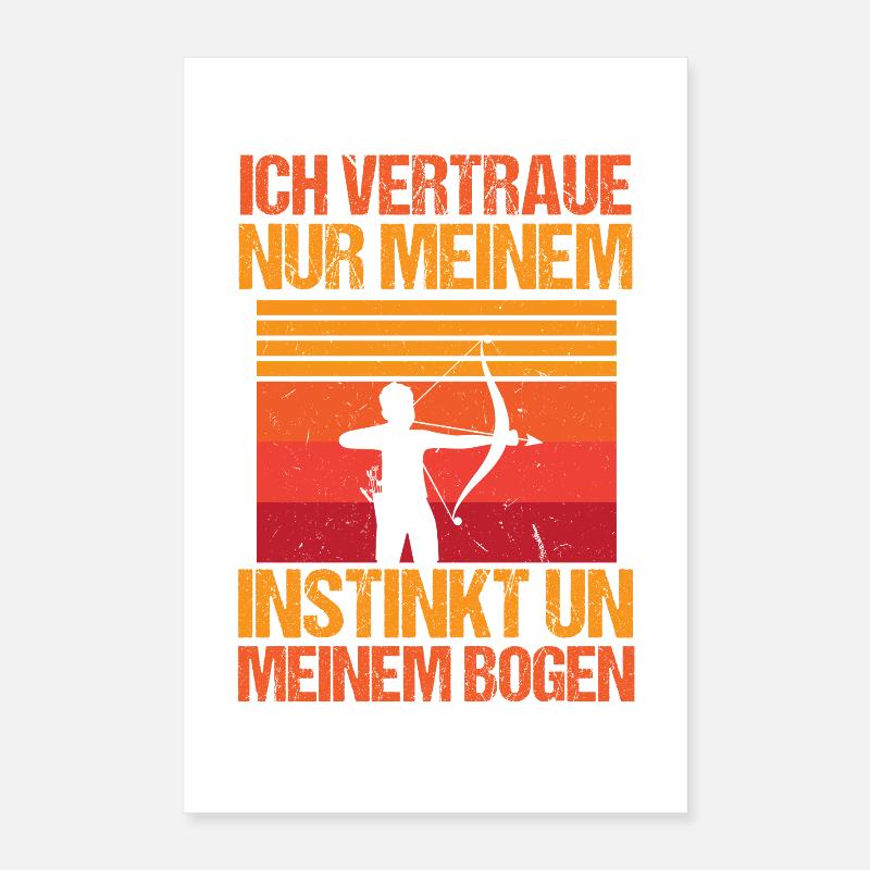 Archery Archery Archery Poster 16" x 24" (40x60 cm)
