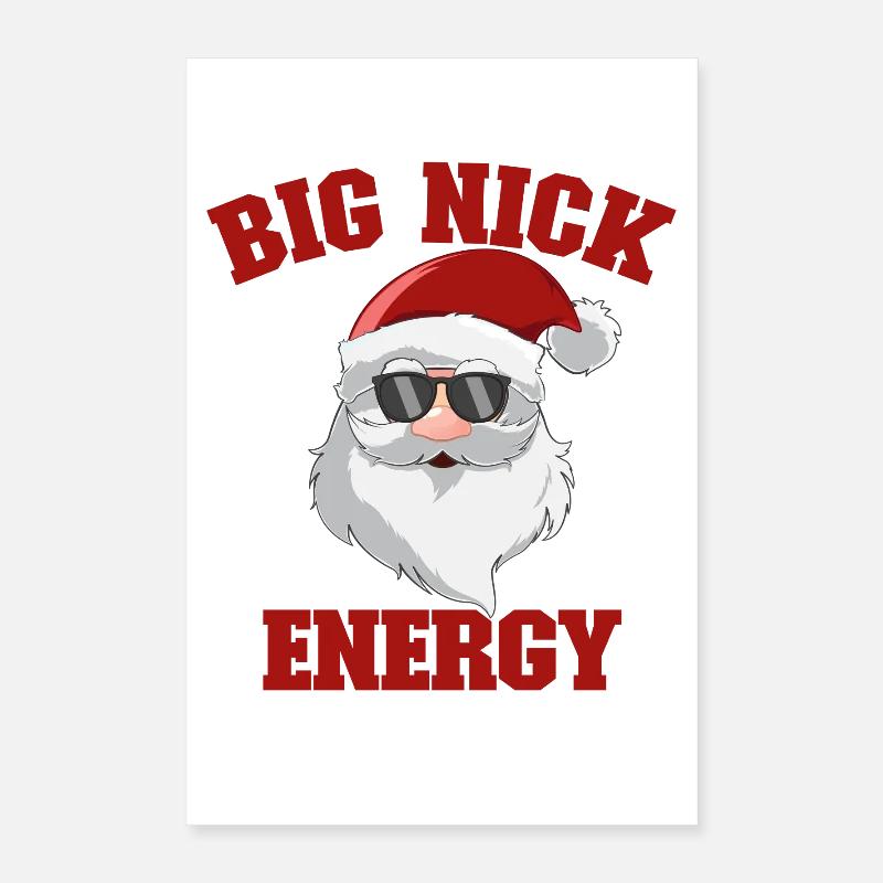 Santa Claus, Merry Christmas, Big Nick-E Poster 16" x 24" (40x60 cm)
