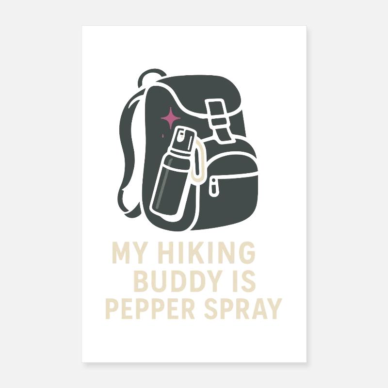 Frauen-solo-wanderer-empowerment-trail Poster 40x60 cm