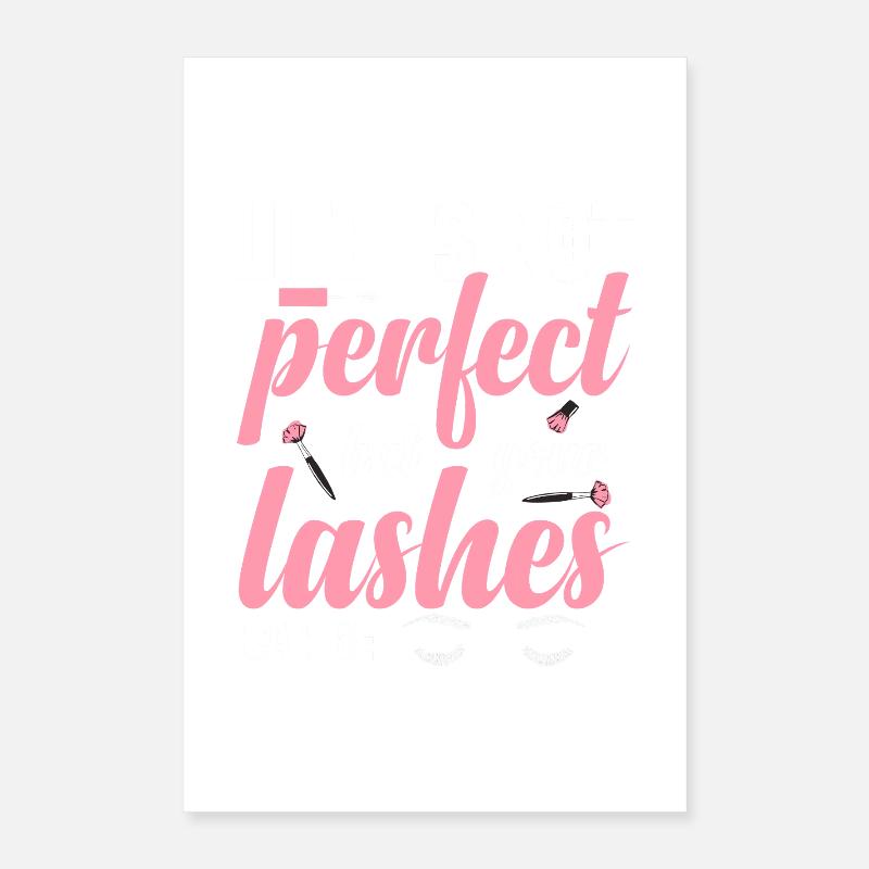 Technicien Cils Artiste Extension de Cils Poster 40 x 60 cm