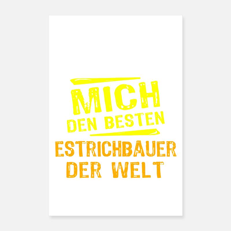 Screed Builder Gift Poster 16" x 24" (40x60 cm)