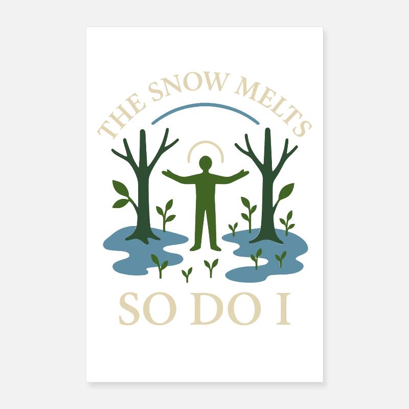 Remise à zéro mentale, Forest Walk Overthinker Poster 40 x 60 cm