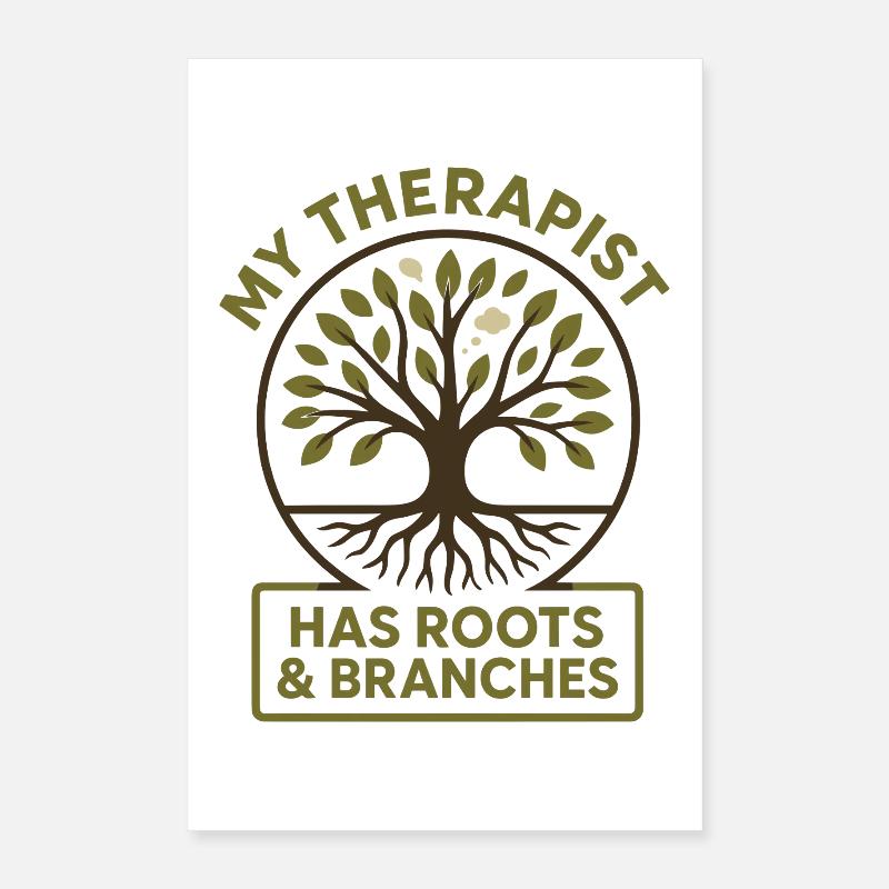 Forest Walk Overthinker Mental Reset Poster 40x60 cm