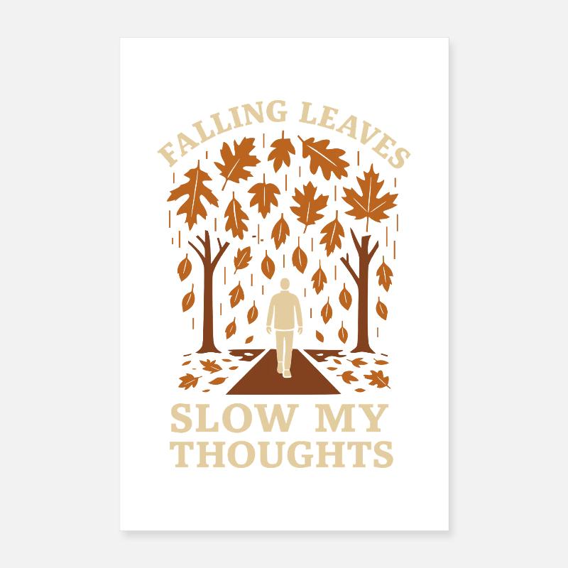 Remise à zéro mentale, Forest Walk Overthinker Poster 40 x 60 cm