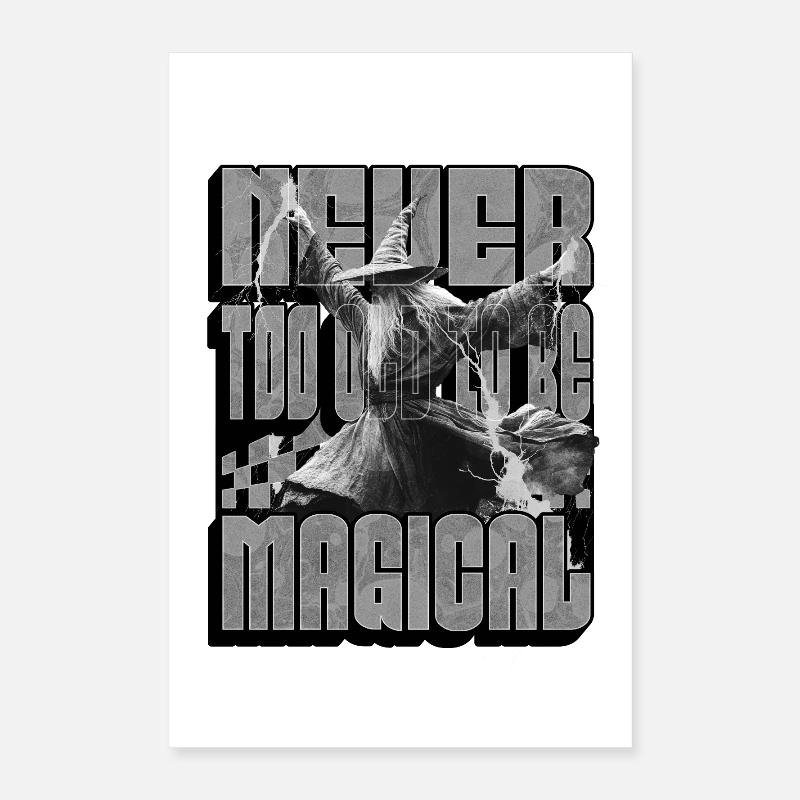 Magischer Zauberer Poster 40x60 cm