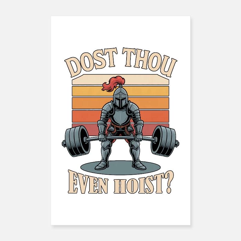 Est-ce que tu fais même un effort de Ritter Poster 40 x 60 cm