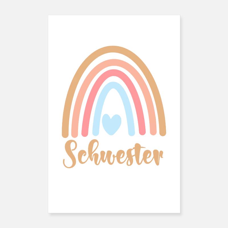 Schwester Poster 40x60 cm