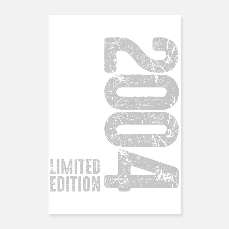 2004 Édition Limitée – 22 ans de Vintage Poster 40 x 60 cm