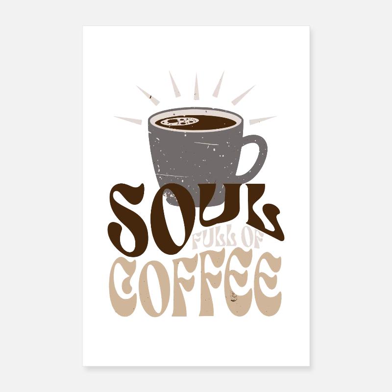 Coffee Lovers - Saying Poster 16" x 24" (40x60 cm)