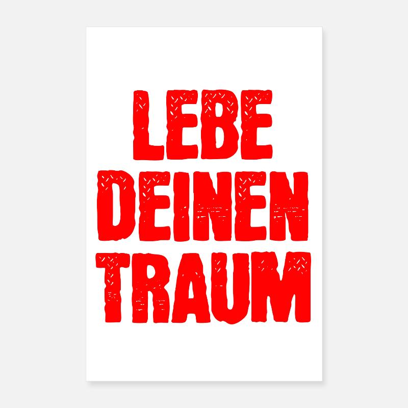 Vis ton rêve Poster 40 x 60 cm