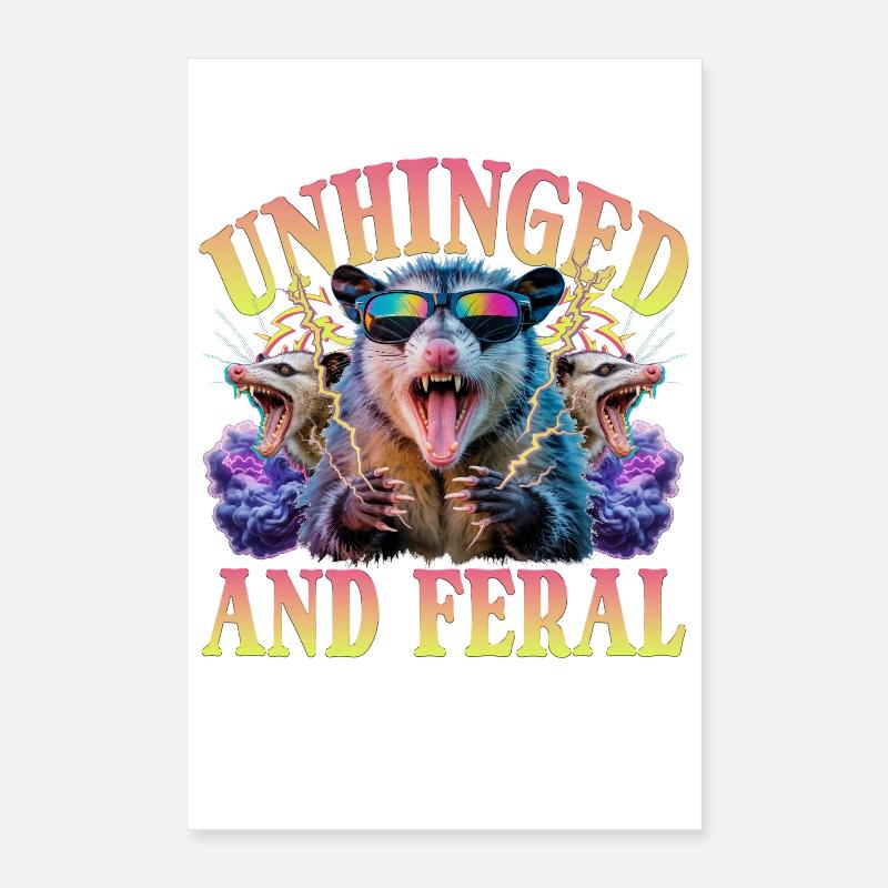 Drôle d’opossum Poster 40 x 60 cm